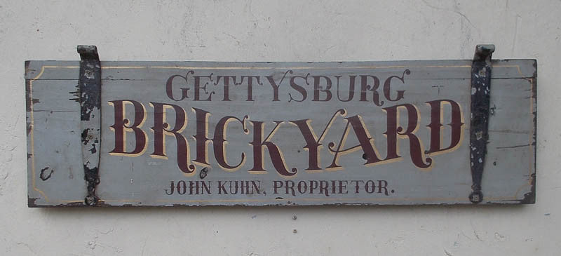 Gettysburg Brickyard, John Kuhn, Proprietor Americana Art
