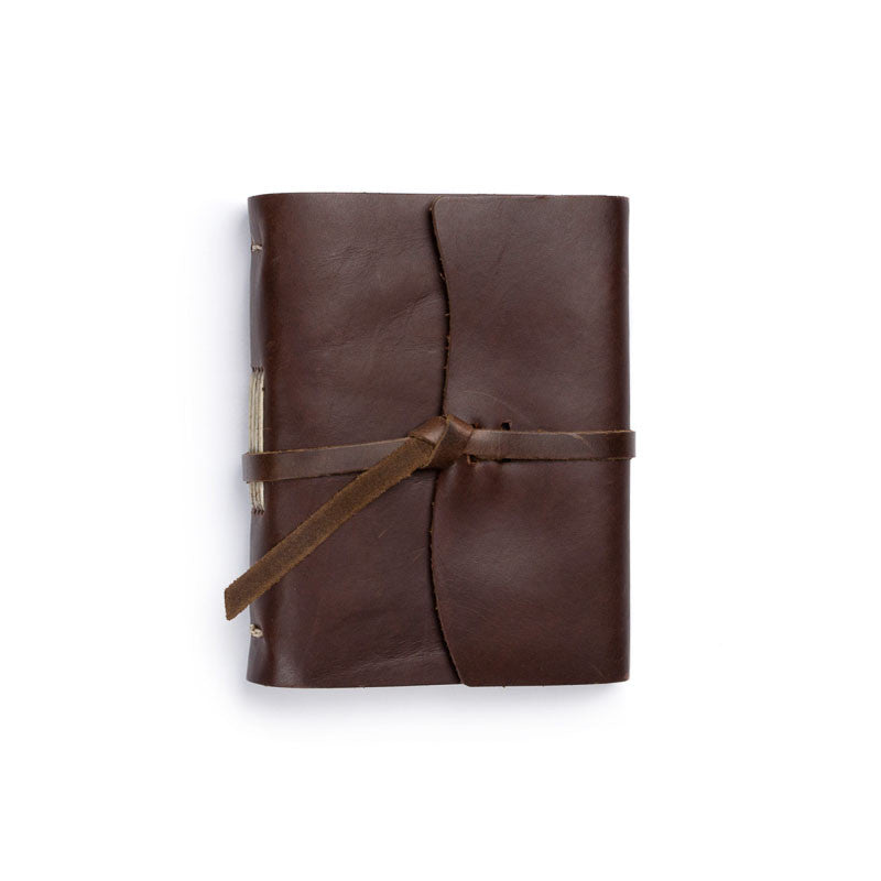 Leather Good Book Journal with Flaptie - Available in Multiple Colors