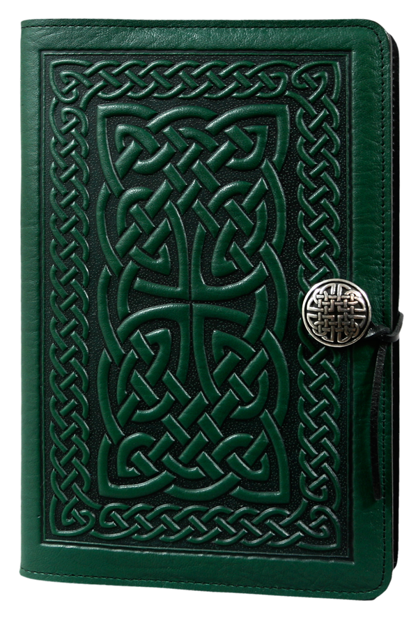 Celtic Braid Large Journal in Green