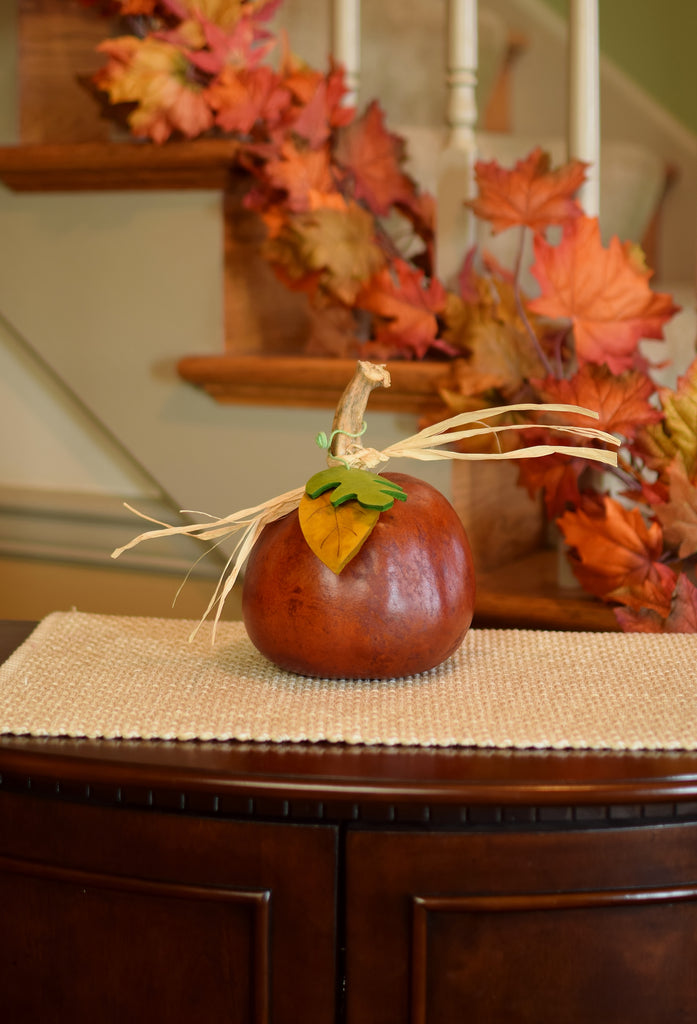 Burnt Orange Harvest Gourd