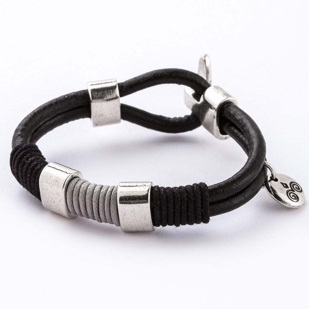 Subtle Elegance Leather Bracelet
