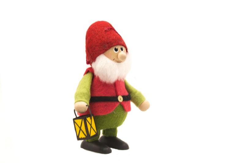 Gardening Dwarf with Lantern