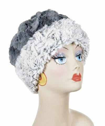 Silver Stratus with Cuddly Stone Luxury Faux Fur - Available in Multiple Sizes