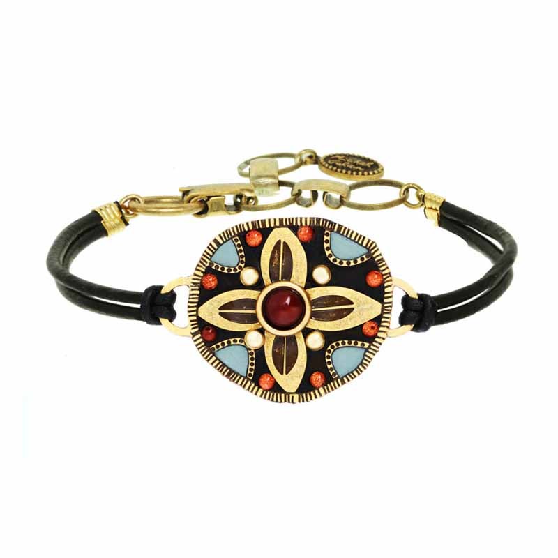 Earth Circle Leaves Bracelet
