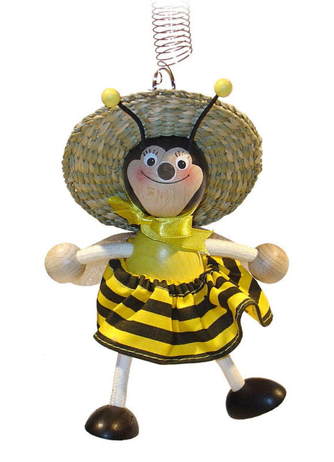 Bumblebee Girl Handcrafted Wooden Jumpie