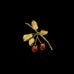 Morello Cherry Brooch Michael Michaud