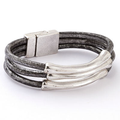 Rebellious Leather Bracelet
