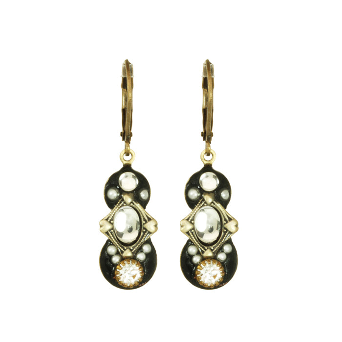 Deco Small Teardrop Earrings