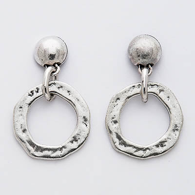 Circle Post Earrings