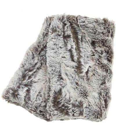 Khaki Luxury Faux Fur Fingerless Gloves