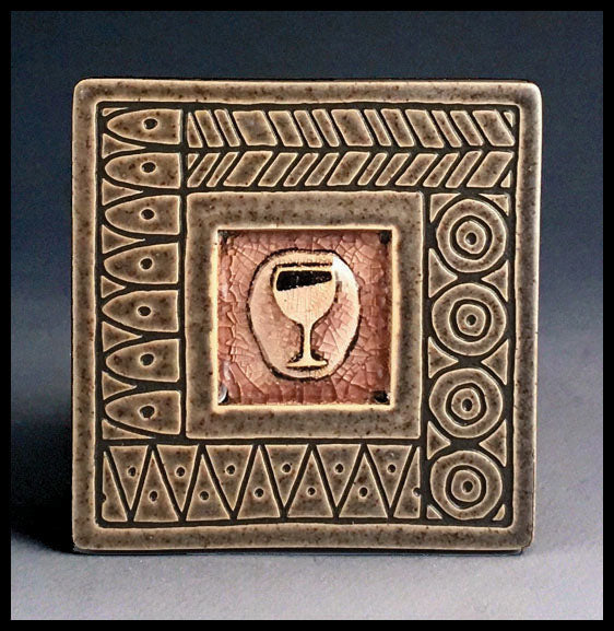 Wine Glass Coaster