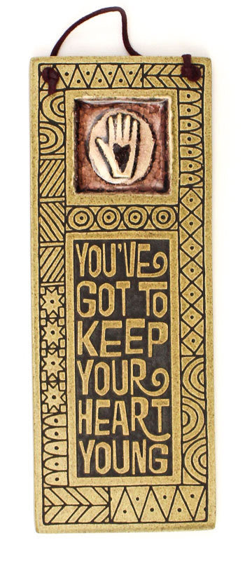 Keep your Heart Glass and Ceramic Tile