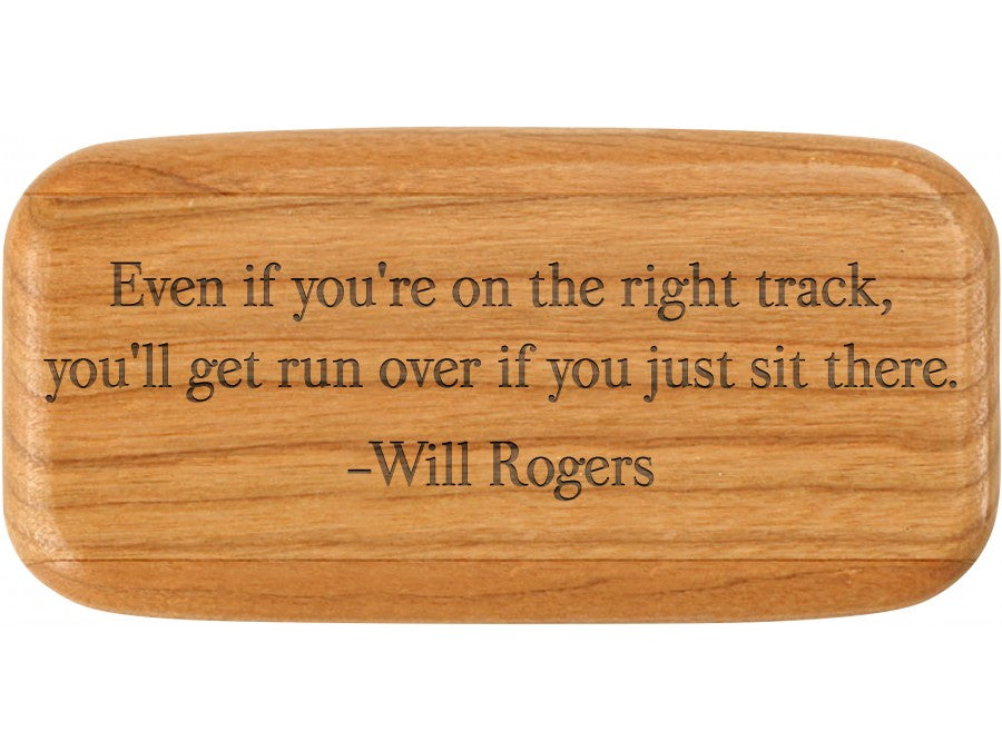 Will Rogers Quote Mystery Box