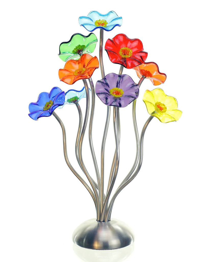 Kaleidoscope Silver Base 9 Flower Medium Bouquet