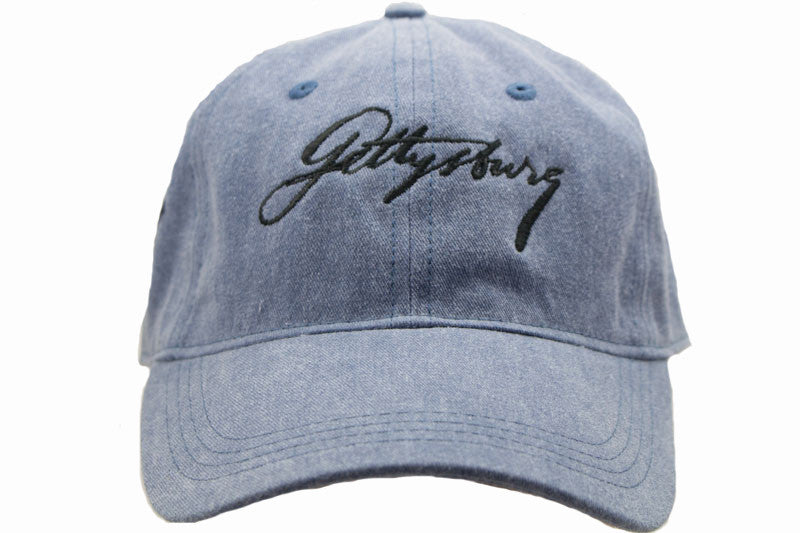 Lincoln's Script Gettysburg Hat with Black Script - Multiple Colors