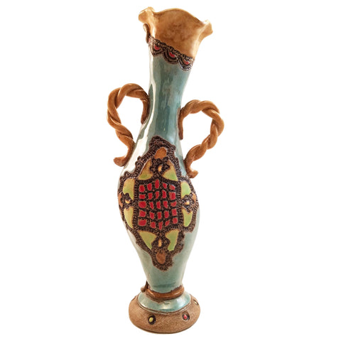 Sally Ceramic Wall Art by Laurie Pollpeter