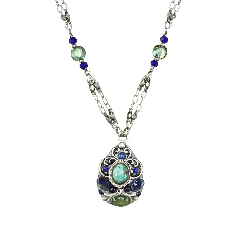 Lake Como Teardrop Necklace