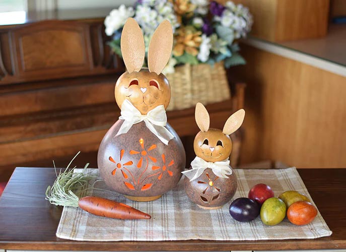 Calvin Bunny Gourd - Available in Multiple Sizes