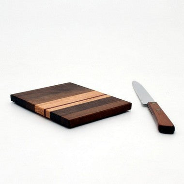 Medium Striped Trivet in Walnut - Size 4"x5"