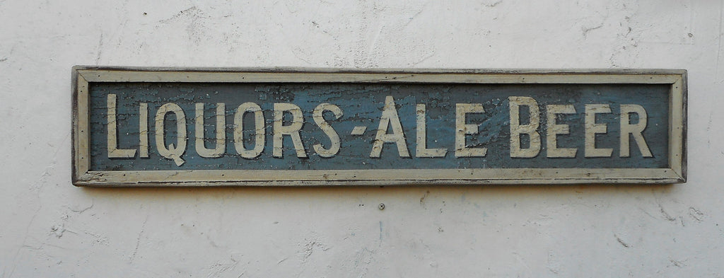 Liquors-Ale Beer Americana Art - 7x36