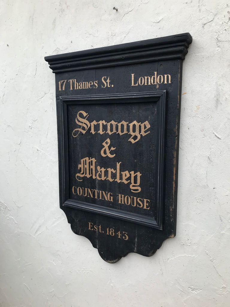 Scrooge and Marley Counting House Americana Art