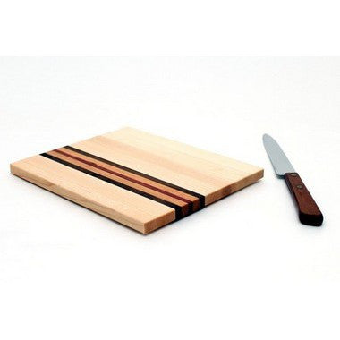 Extra Large Striped Trivet in Maple - Size 6"x7"