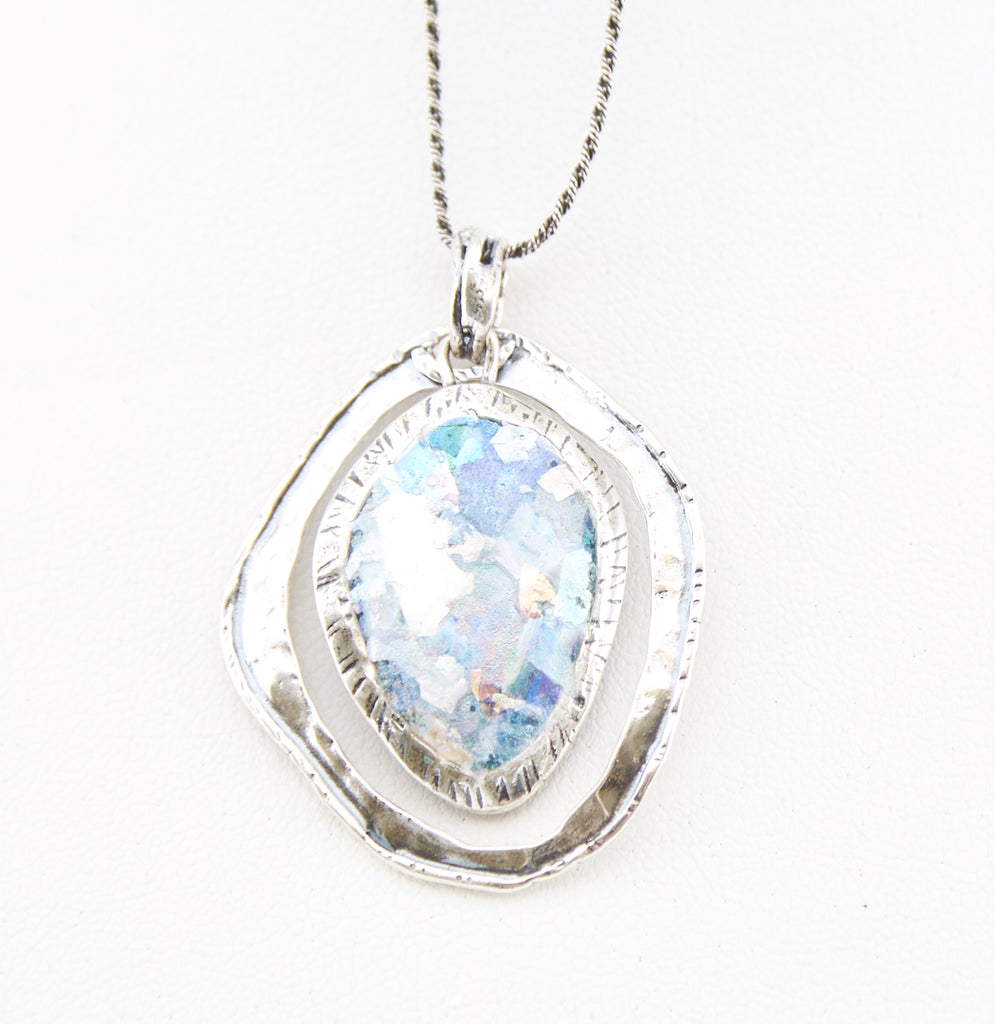 Space Between Roman Glass Necklace