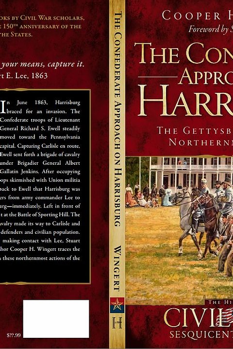The Confederate Approach on Harrisburg by Cooper H. Wingert