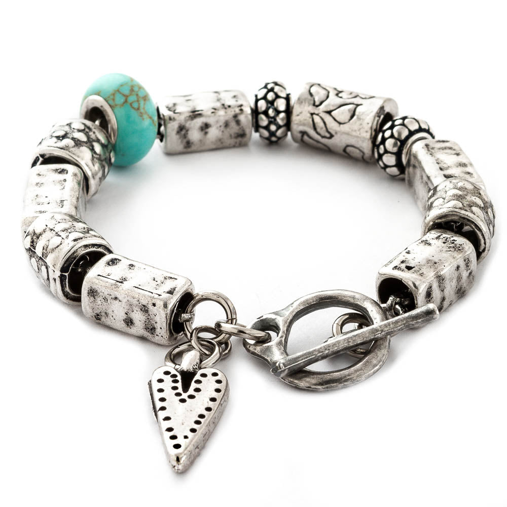 Turquoise Bead Bracelet