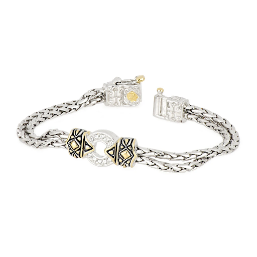 Antiqua Pavé One Circle Bracelet by John Medeiros