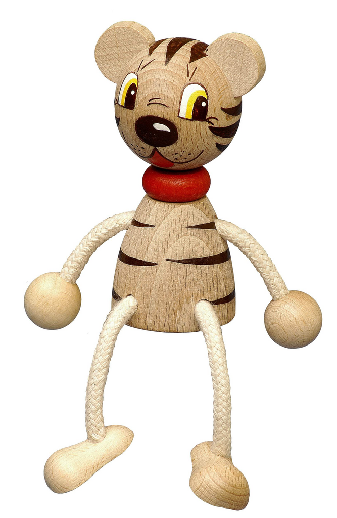 Tiger Handcrafted Wooden Jumpie