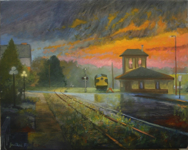 Oil on Linen, size: 16" x 20"