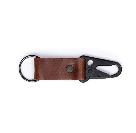 Leather Clip Keychain - Available in Multiple Colors