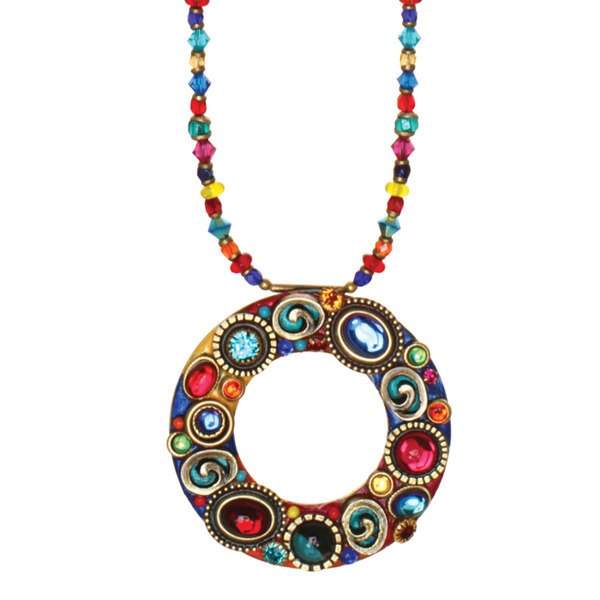 Confetti Hoop Necklace