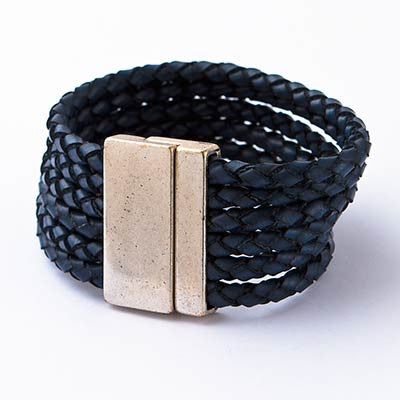 Bold Leather Bracelet