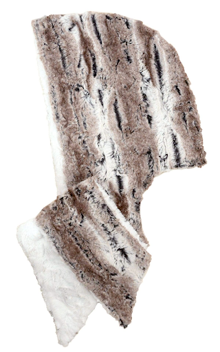 Birch Luxury Faux Fur Hoody Scarf