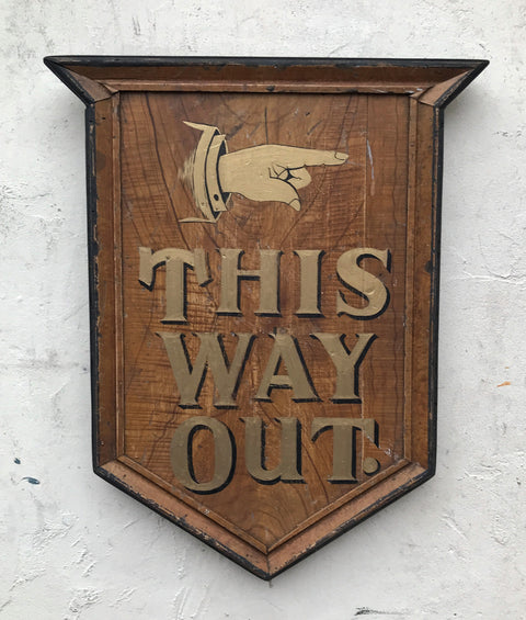 This Way Out Americana Art