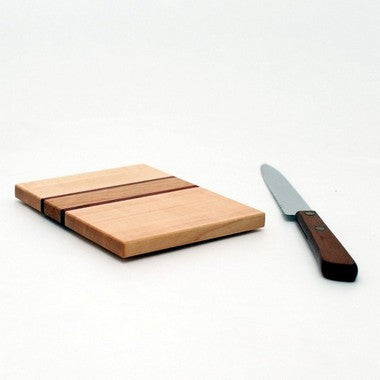 Medium Striped Trivet in Maple