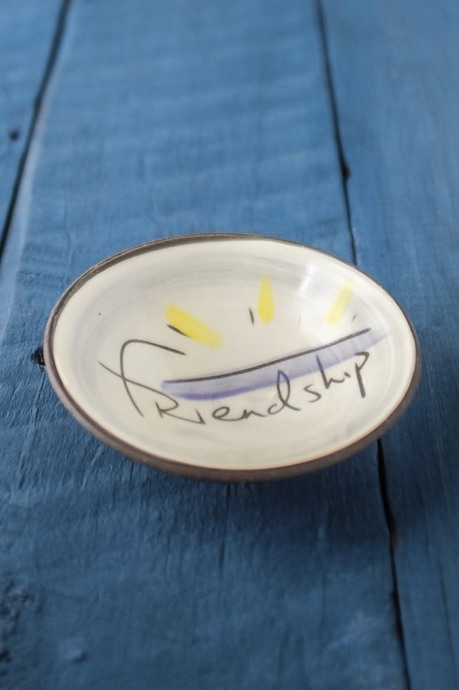 Friendship Mini Bowl Hand Painted Ceramic
