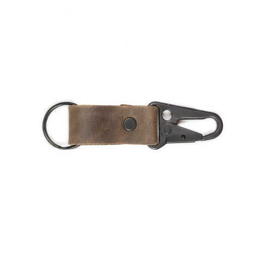 Leather Clip Keychain - Available in Multiple Colors