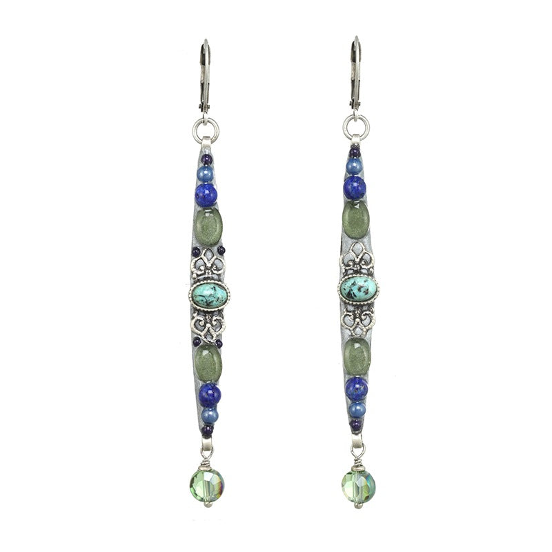Lake Como Long Earrings