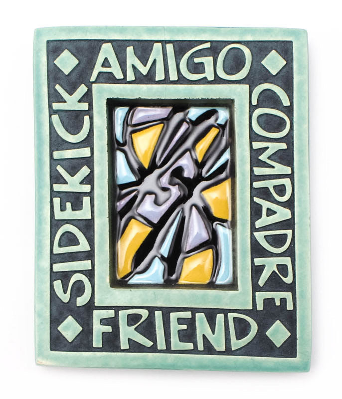 Friend Small Thick Ceramic Tile
