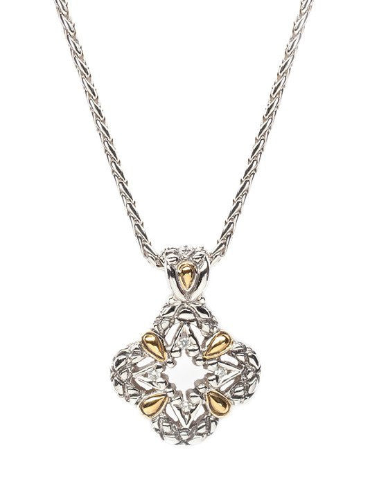 Lattice Collection - Palermo Edition - Quatrefoil Slider with Necklace by John Medeiros