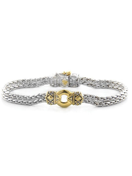 Antiqua Gold Circle Bracelet by John Medeiros