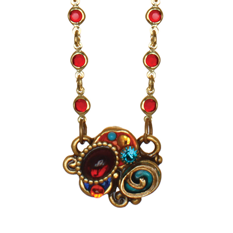 Confetti Small Channel Necklace