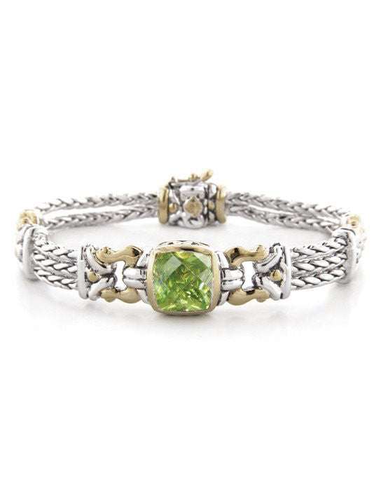 Anvil Square Triple Strand Bracelet by John Medeiros