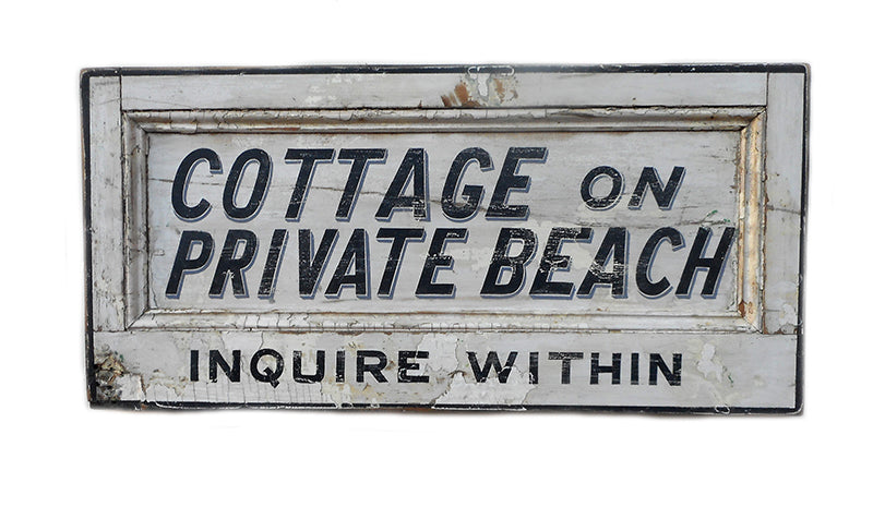 Cottage on Private Beach Americana Art