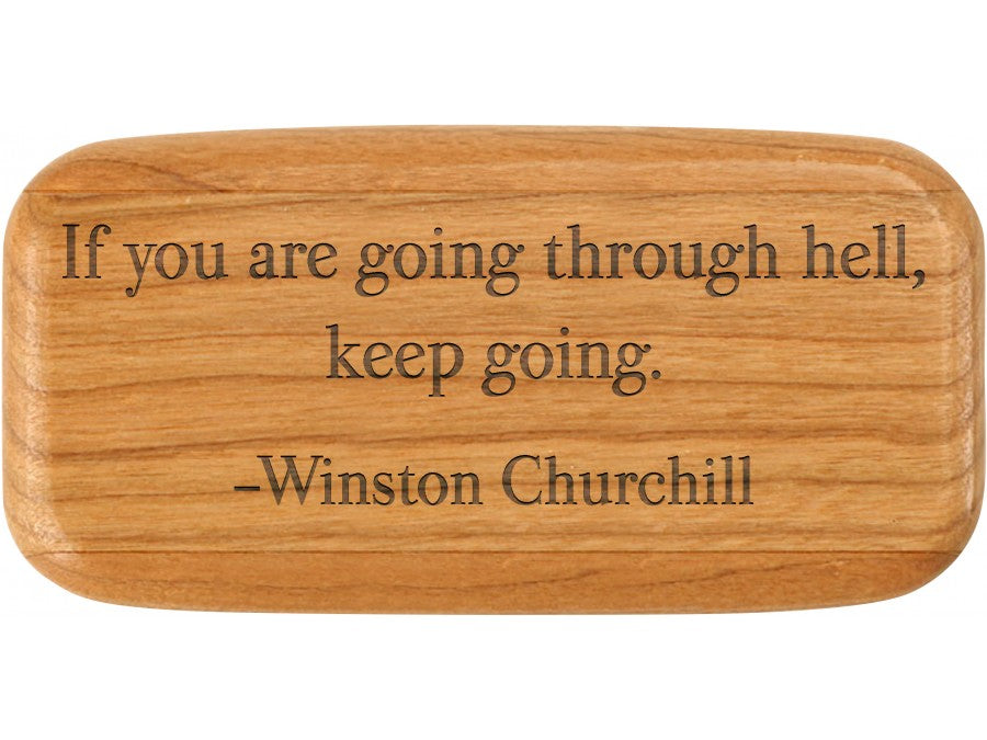 Winston Churchill Quote Mystery Box