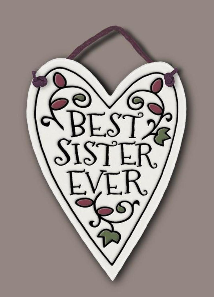 Best Sister Ever Charmer Tile