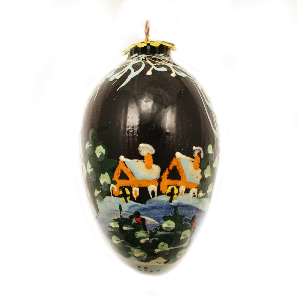 Birch Trees Small Ceramic Ornament